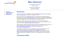 Desktop Screenshot of benheavner.com