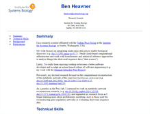 Tablet Screenshot of benheavner.com
